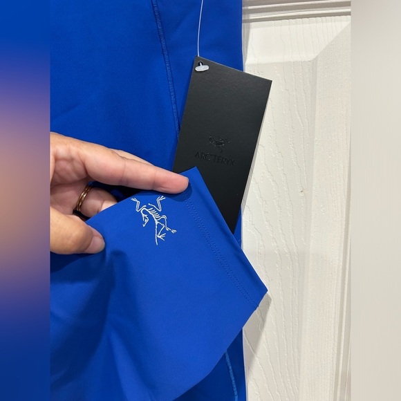 Arc’teryx Women's Size 12 Essent Warm High-Rise Legging 26" Vitality Blue NWT - Picture 5 of 7